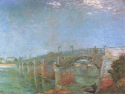 Vincent Van Gogh The Seine Bridge at Asnieres (nn04) oil painting image